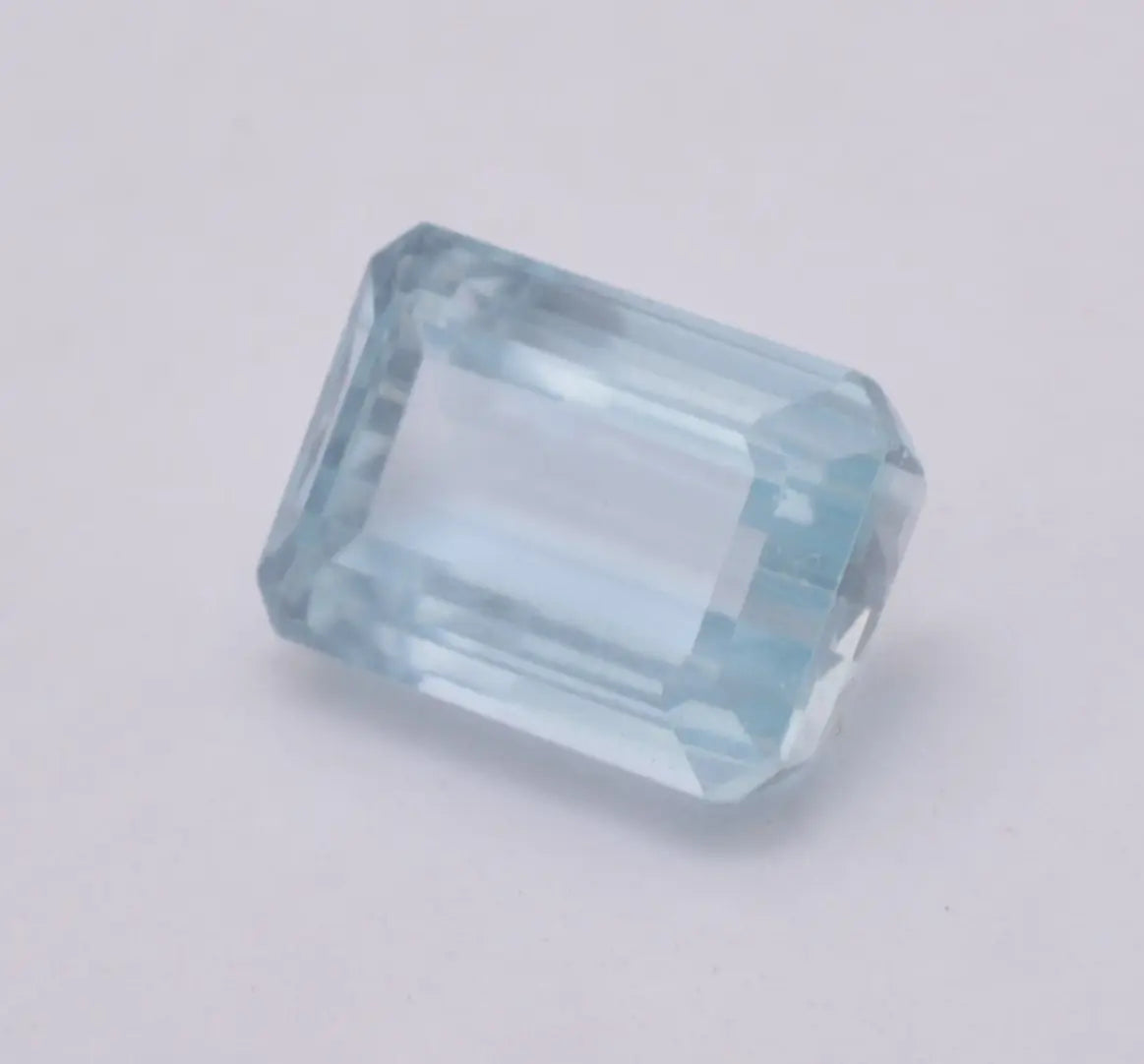 Aigue Marine Rectangle 3,28ct - pierre précieuse - gemme
