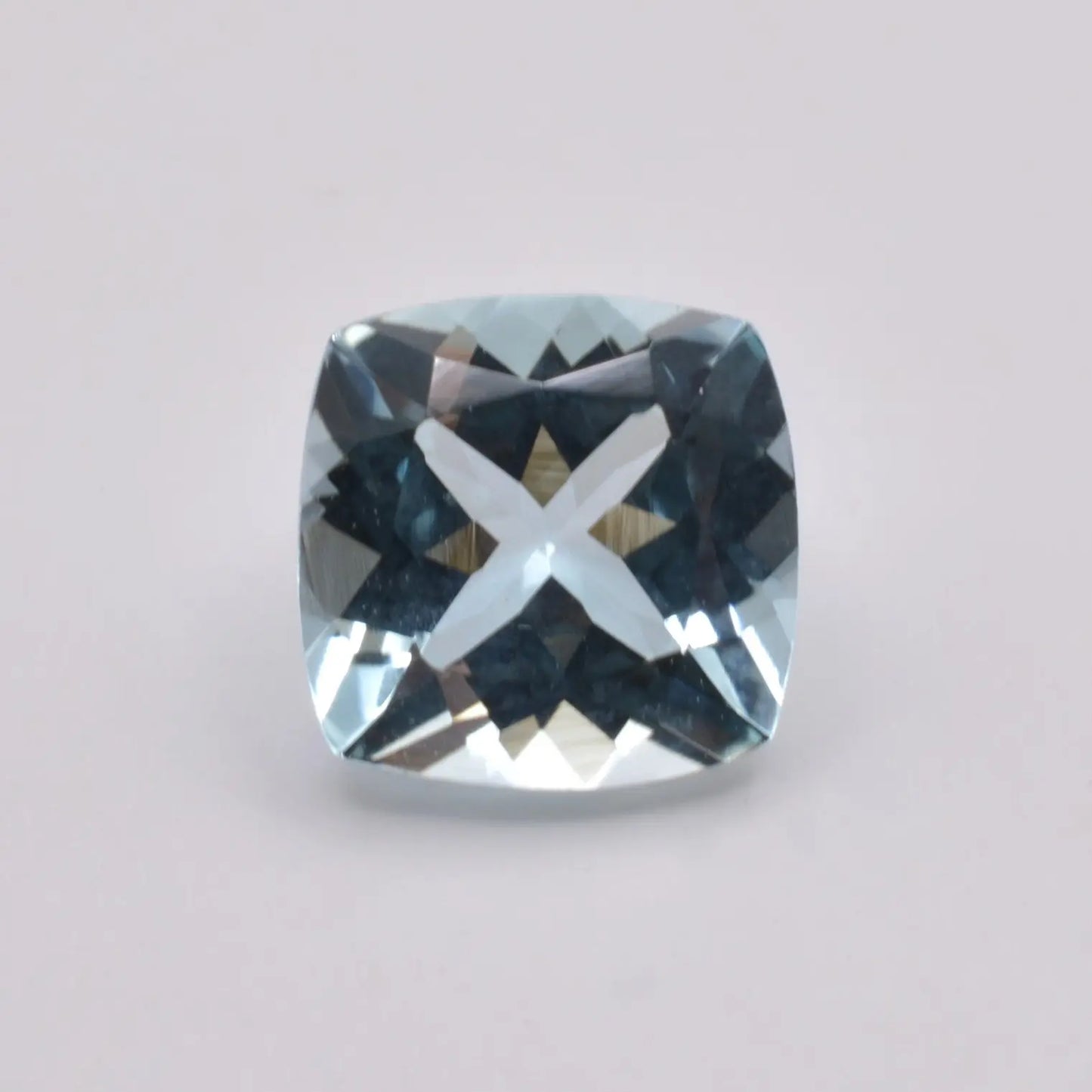Aigue-Marine Coussin carré 0,82ct - pierre précieuse - gemme