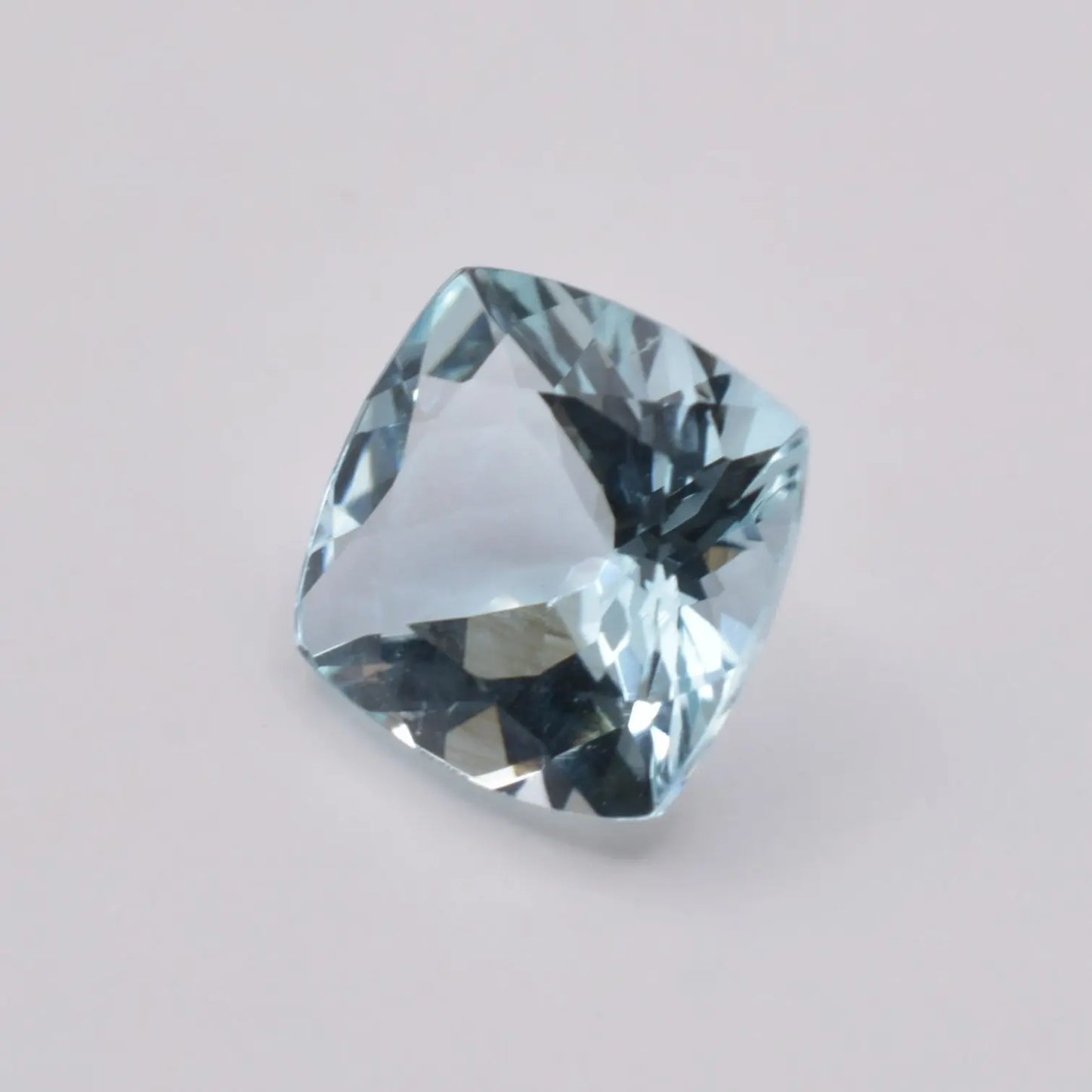 Aigue-Marine Coussin carré 0,82ct - pierre précieuse - gemme