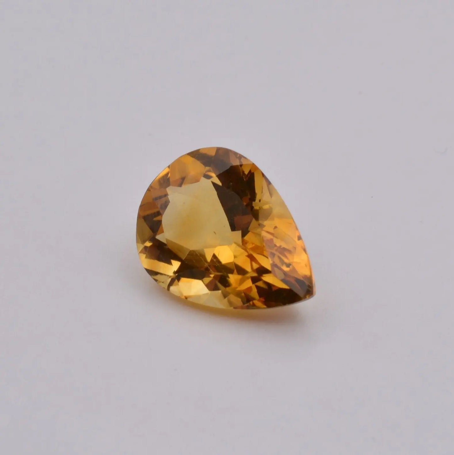 Citrine Poire 6,08ct - pierre précieuse - gemme
