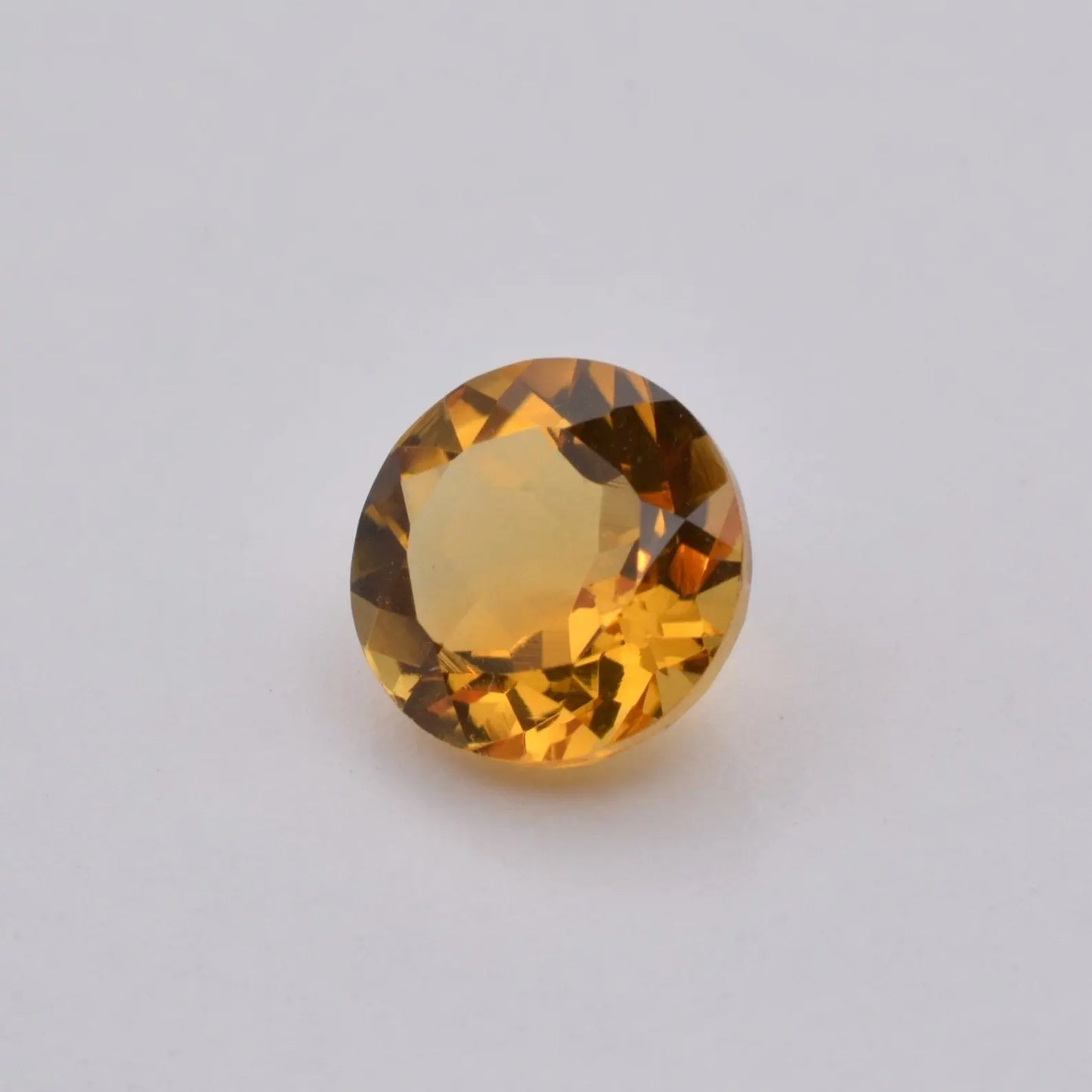 Citrine Ronde 3,36ct - pierre précieuse - gemme