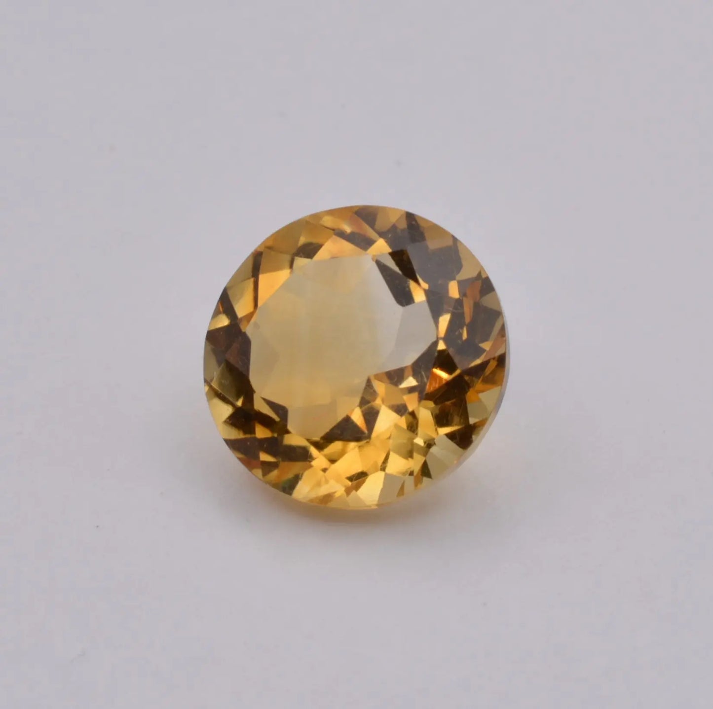 Citrine Ronde 4,28ct - pierre précieuse - gemme