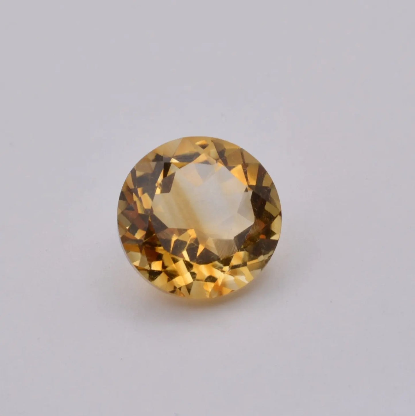 Citrine Ronde 4,28ct - pierre précieuse - gemme