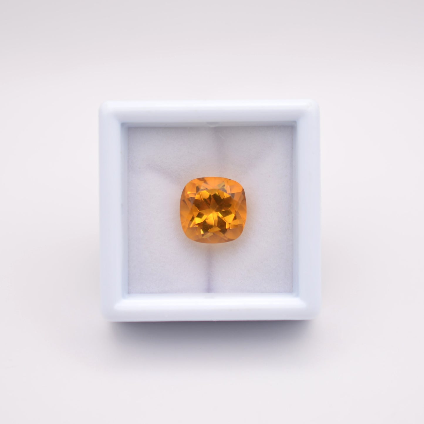 Citrine Coussin 3,24ct - Gemme - pierre précieuse
