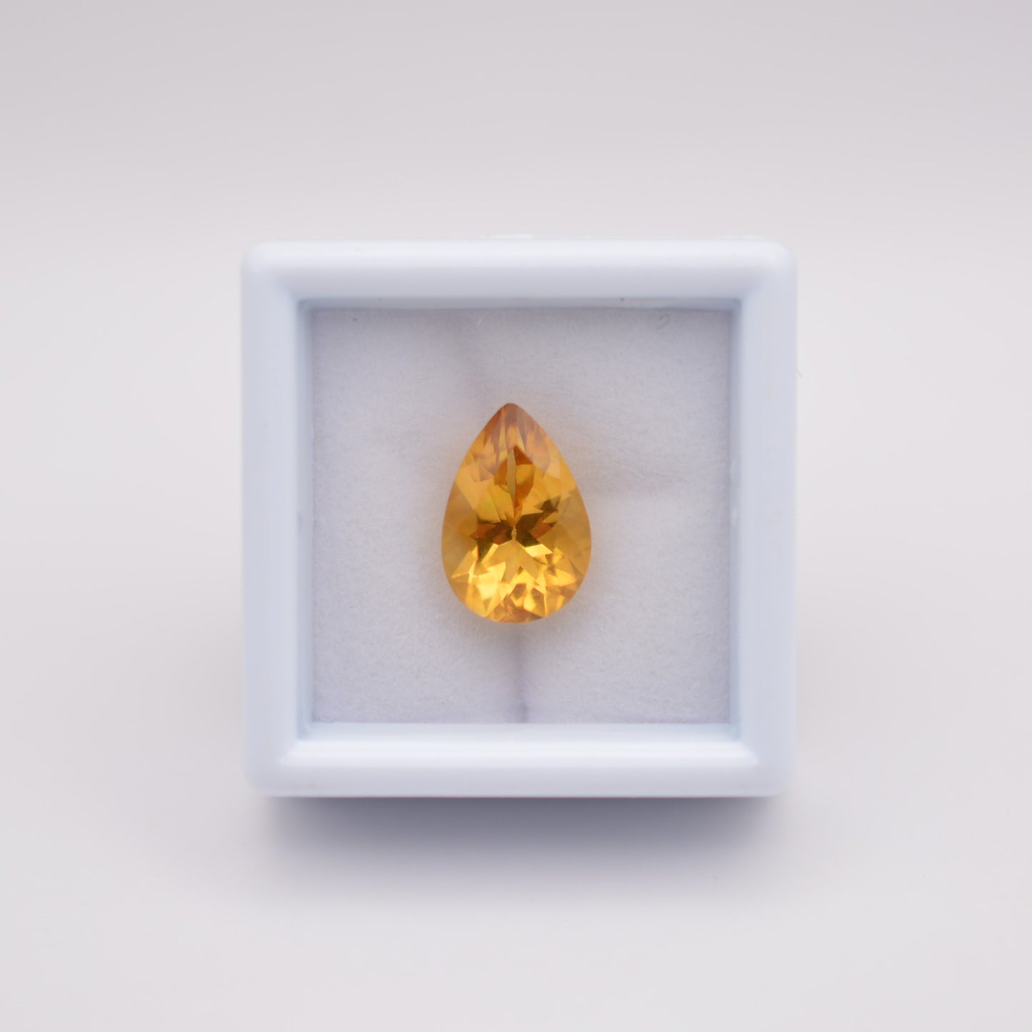 Citrine Poire 3,00ct - Gemme - pierre précieuse