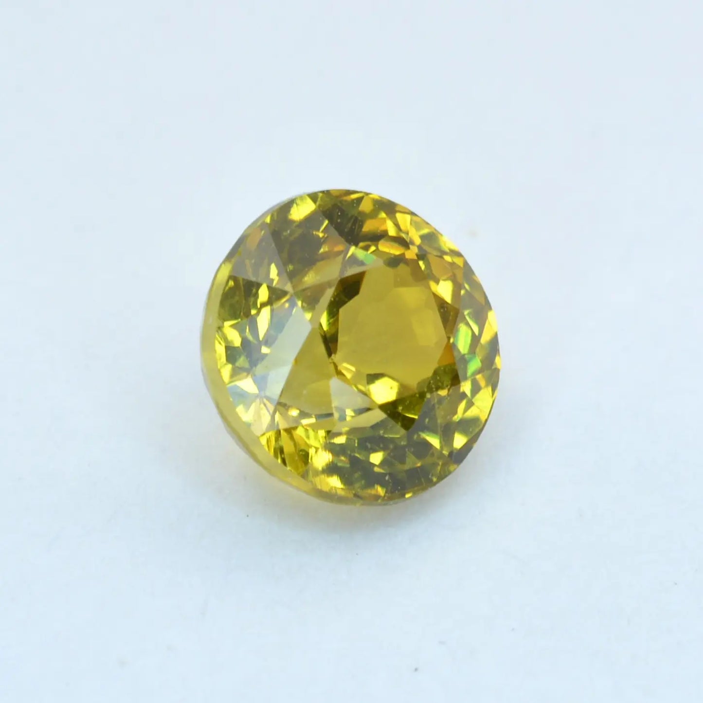 Pierre taillée Grenat du Mali Jaune Rond 1,26 ct