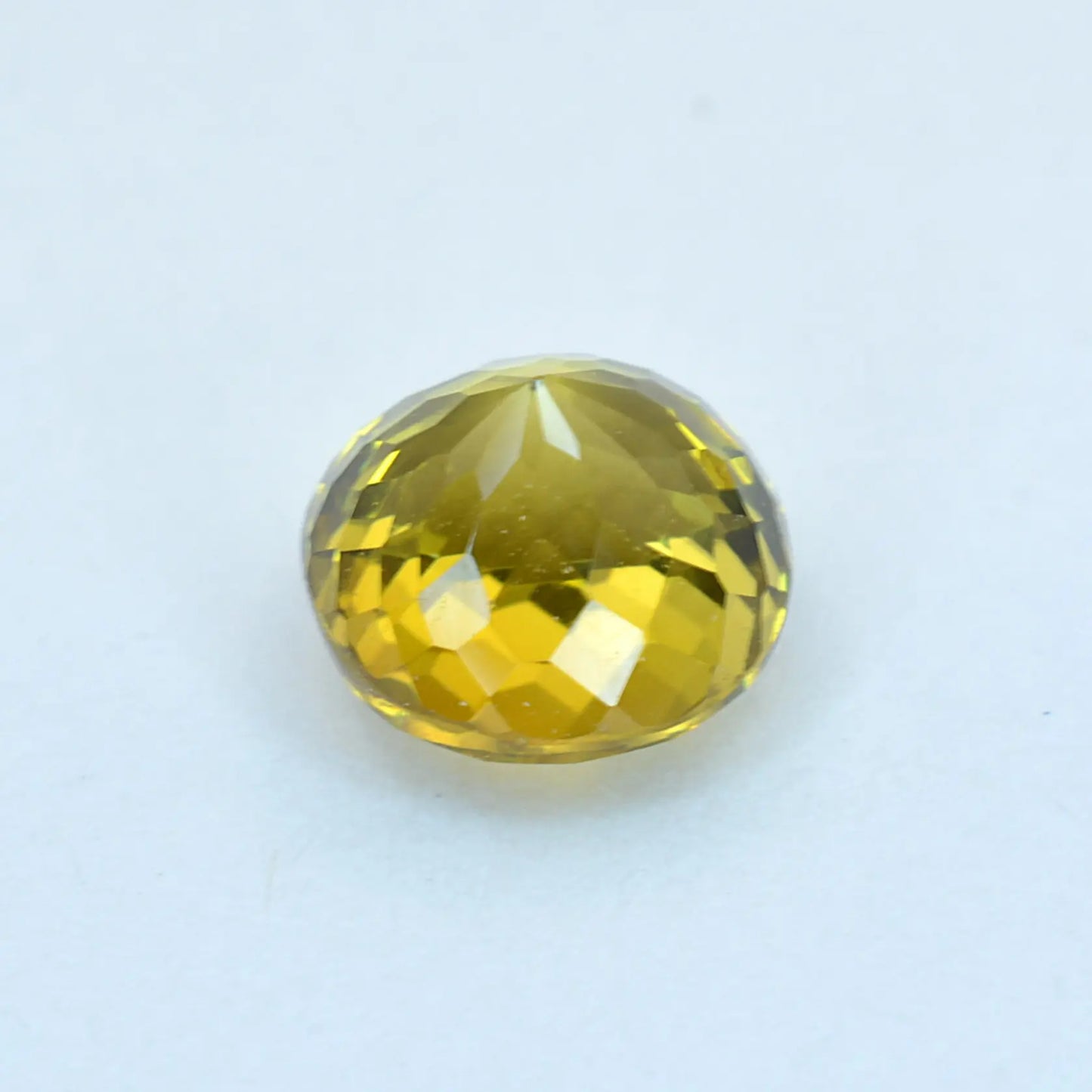 Pierre taillée Grenat du Mali Jaune Rond 1,26 ct