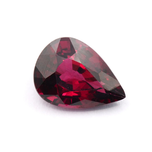 Pierre taillée Grenat Rhodolite Poire 1,67 ct
