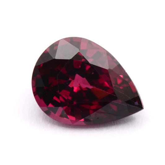 Pierre taillée Grenat Rhodolite Poire 1,96 ct