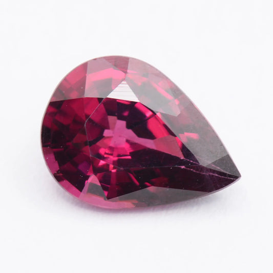 Pierre taillée Grenat Rhodolite Poire 1,59 ct