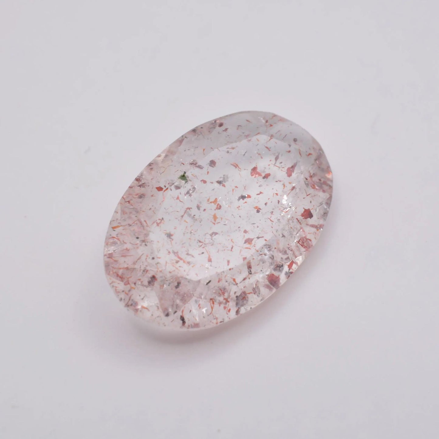 Pierre taillée Quartz à inclusions d'Hématite 8,43ct