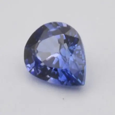 Saphir Poire 0,39ct - pierre précieuse - gemme