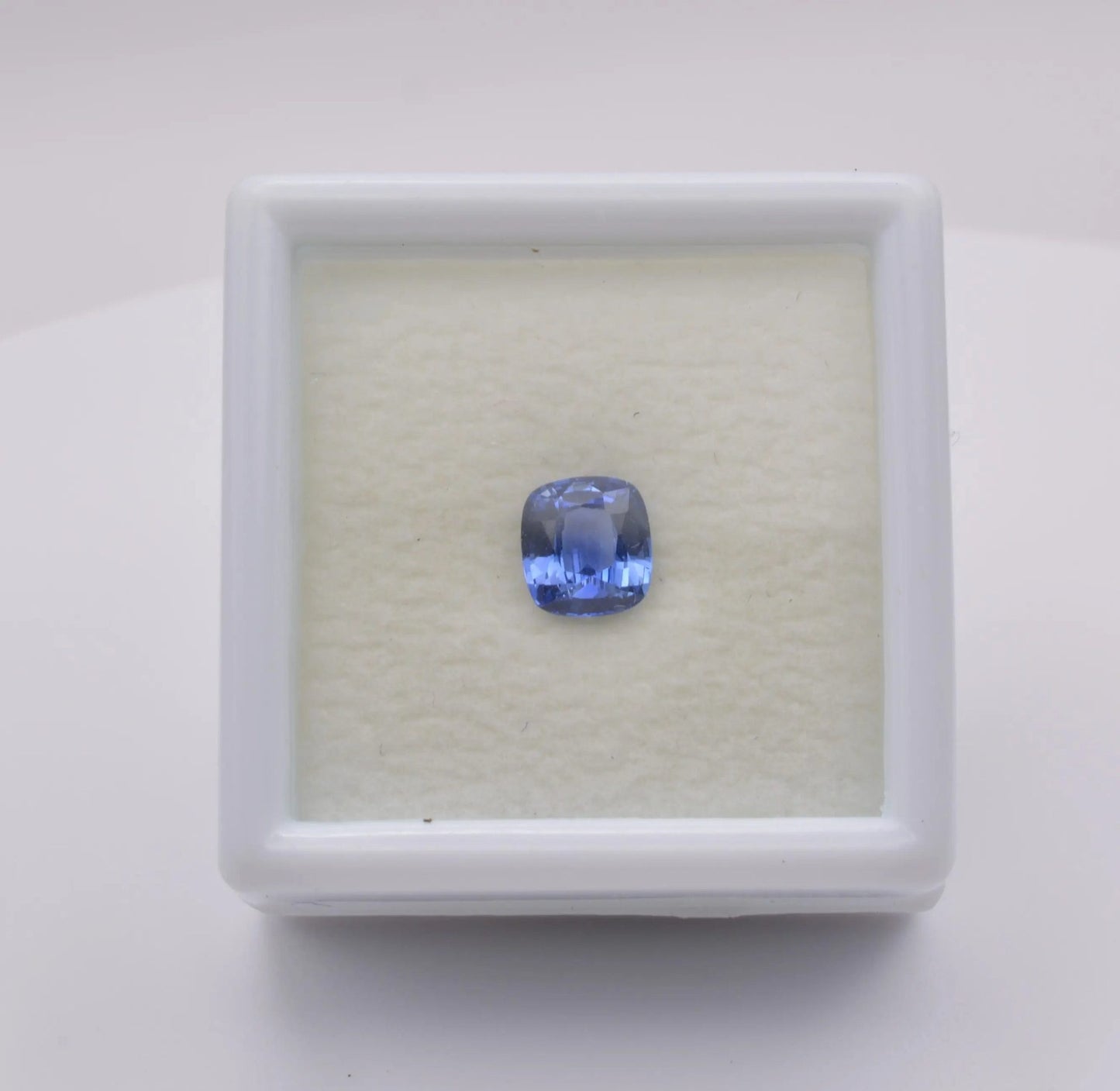 Saphir Coussin Carré 0,81ct - pierre précieuse - gemme