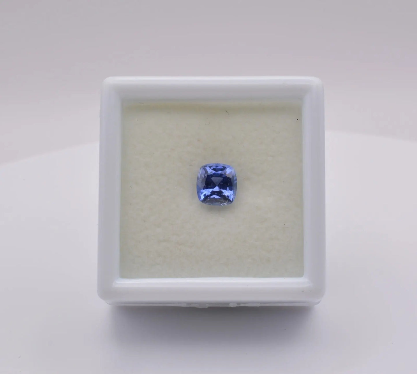 Saphir Coussin Carré 0,83ct - pierre précieuse - gemme