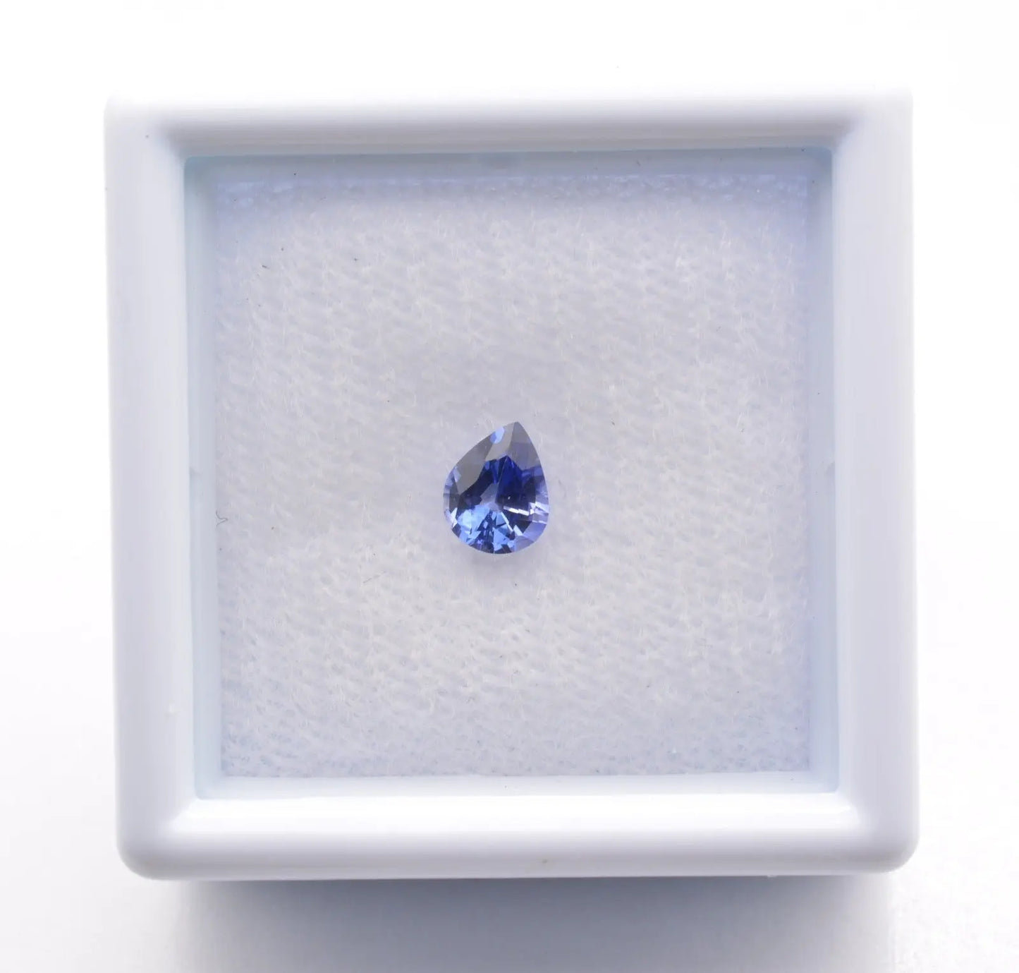 Saphir Poire 0,39ct - pierre précieuse - gemme