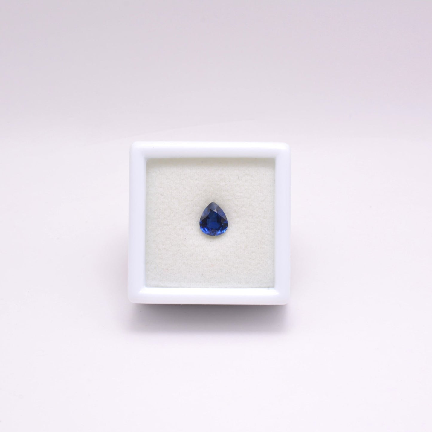 Saphir Poire 0,69ct - pierre précieuse - gemme