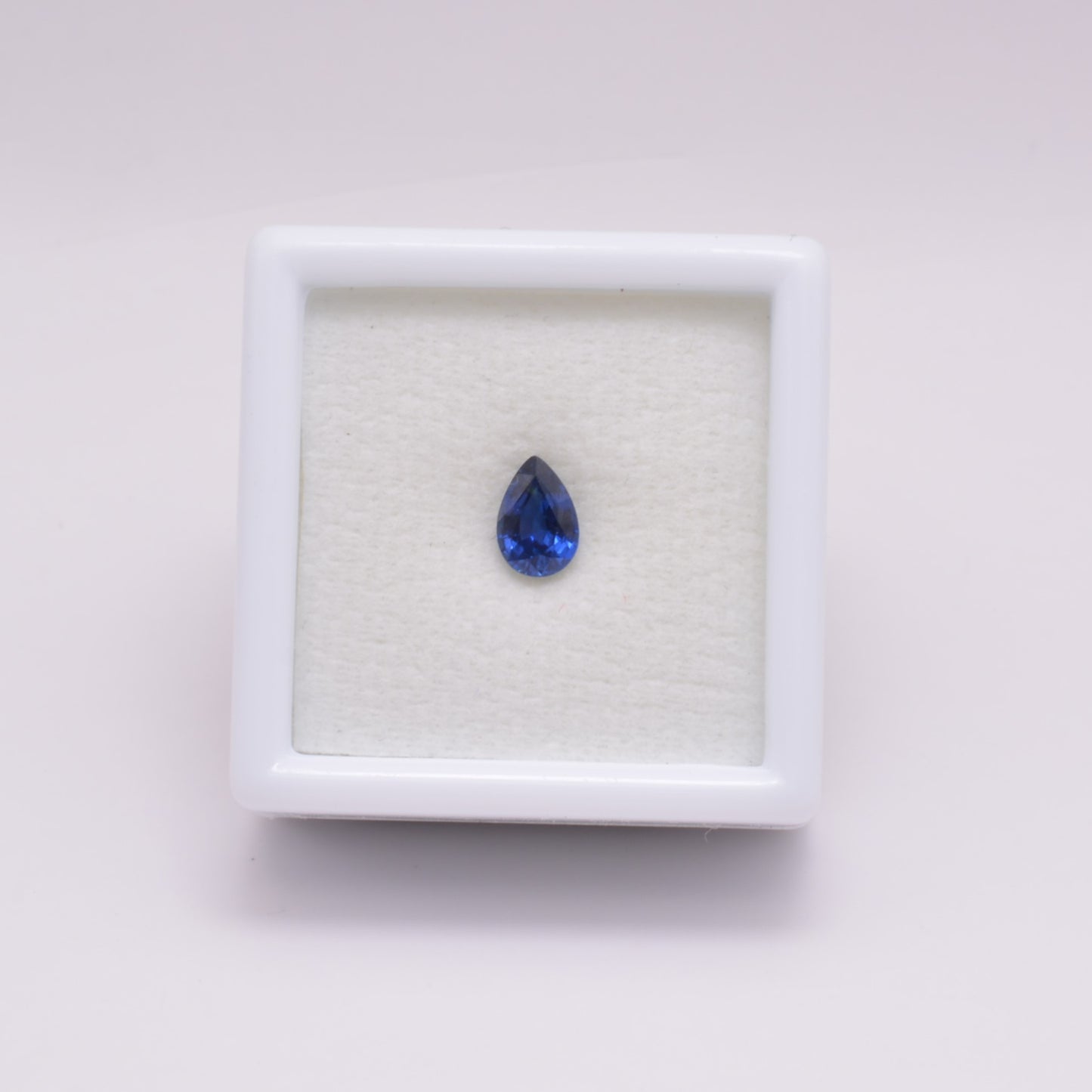 Saphir Poire 0,52ct - pierre précieuse - gemme