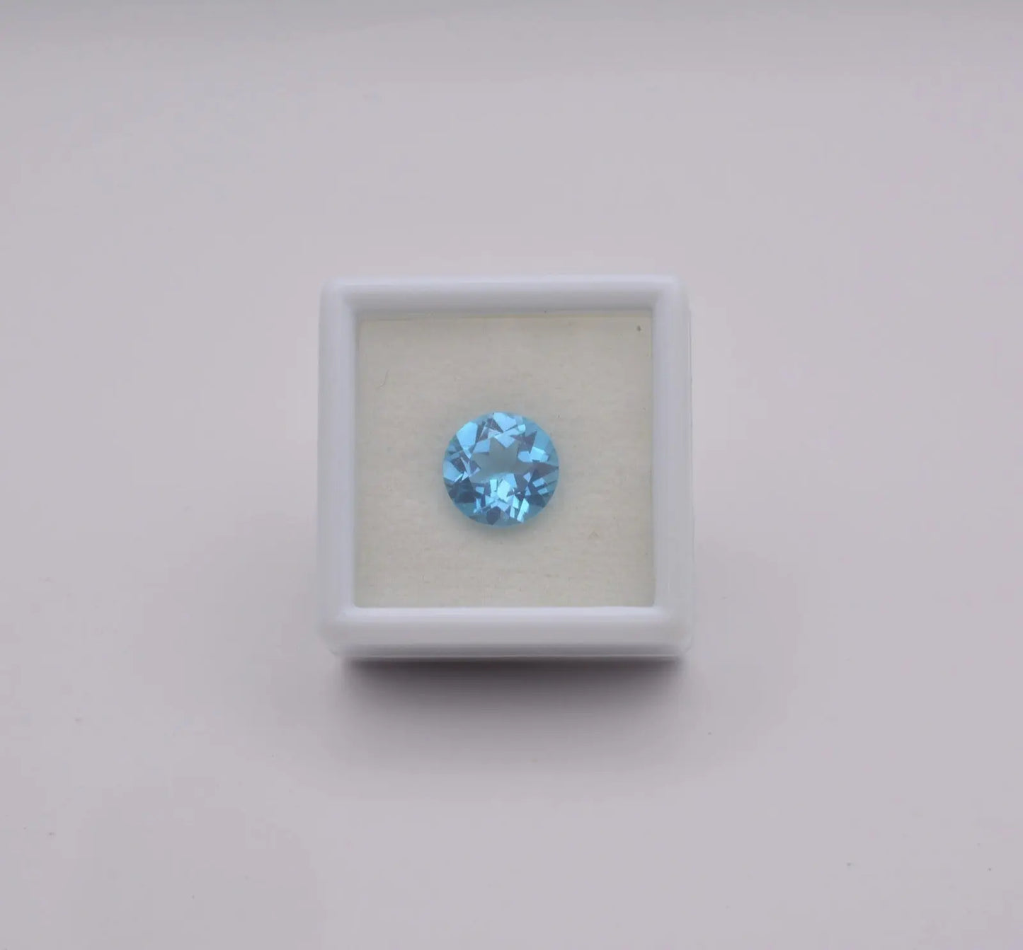 Topaze Ronde 3,08ct - pierre précieuse - gemme