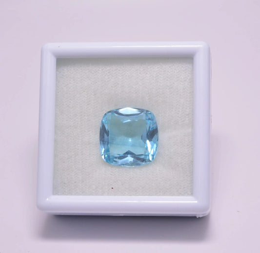 Topaze Coussin 11,89ct - pierre précieuse - gemme