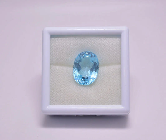 Topaze Ovale 13,75ct - pierre précieuse - gemme