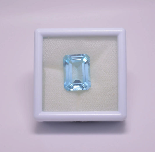 Topaze Rectangle 13,43ct - pierre précieuse - gemme