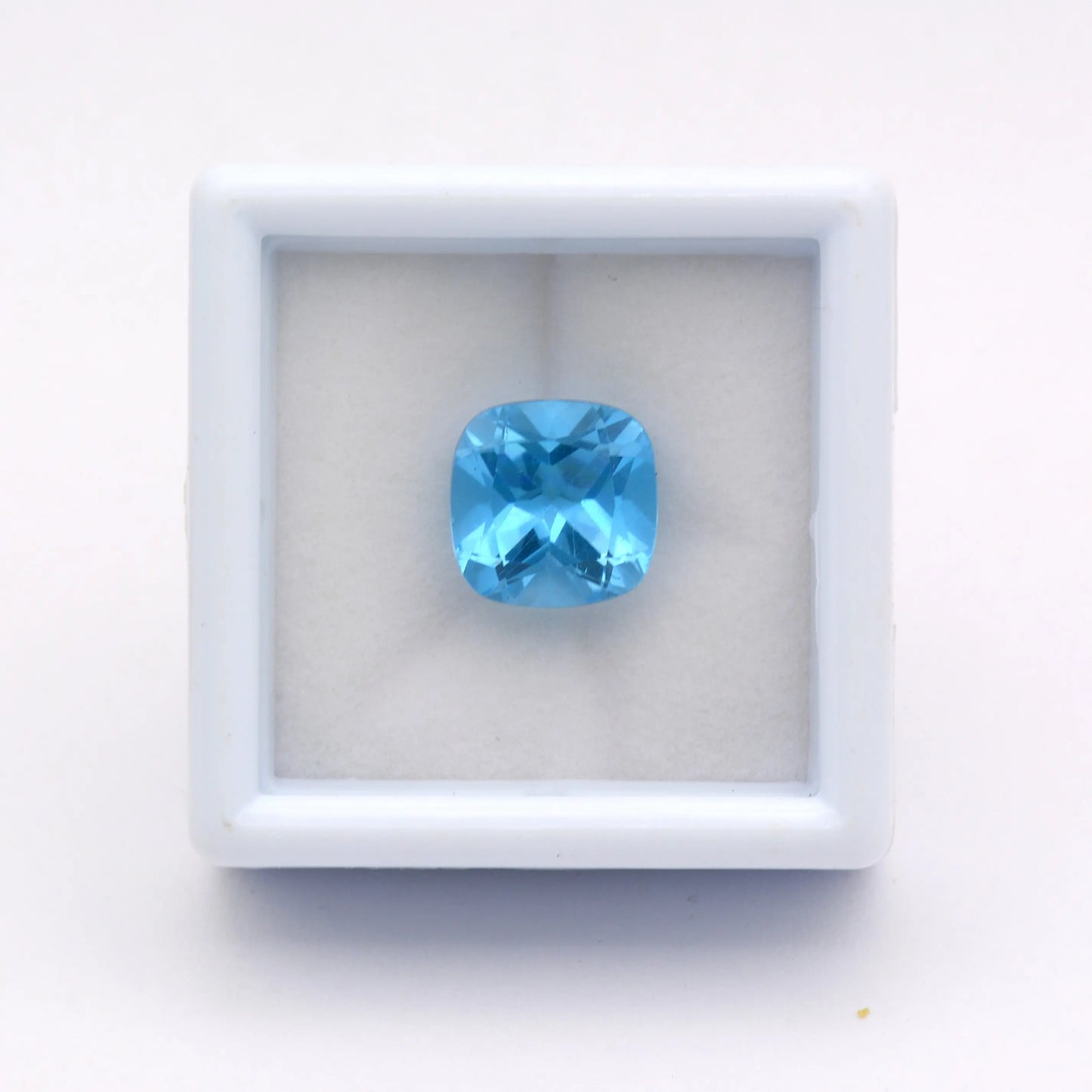 Topaze Bleue Coussin 3,62 ct