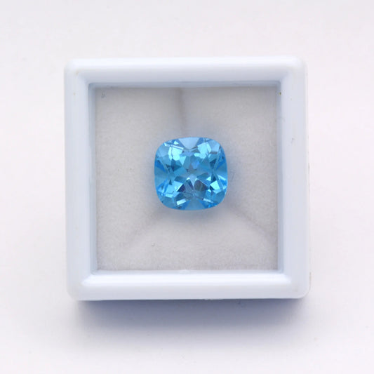 Topaze Bleue Coussin 4,29 ct