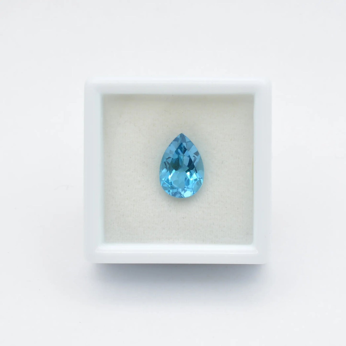 Topaze Bleue Poire 2,52ct
