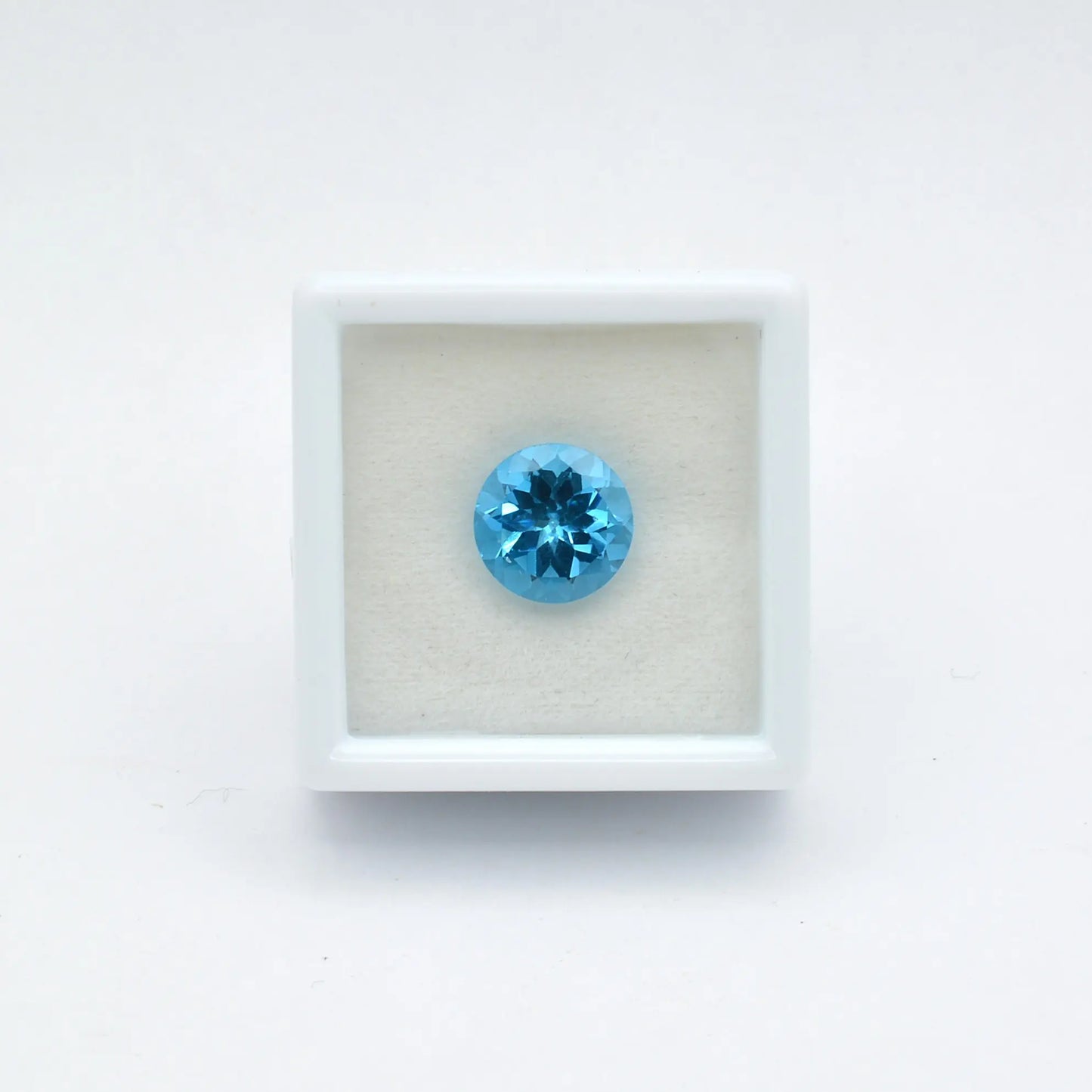 Topaze Bleue Ronde 3,14ct