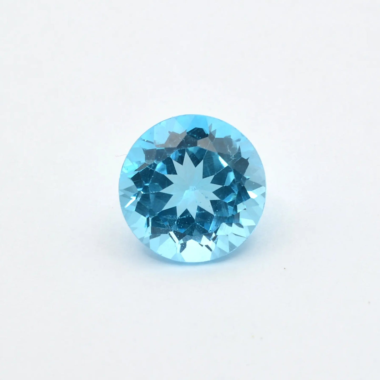 Topaze Bleue Ronde 4,70ct