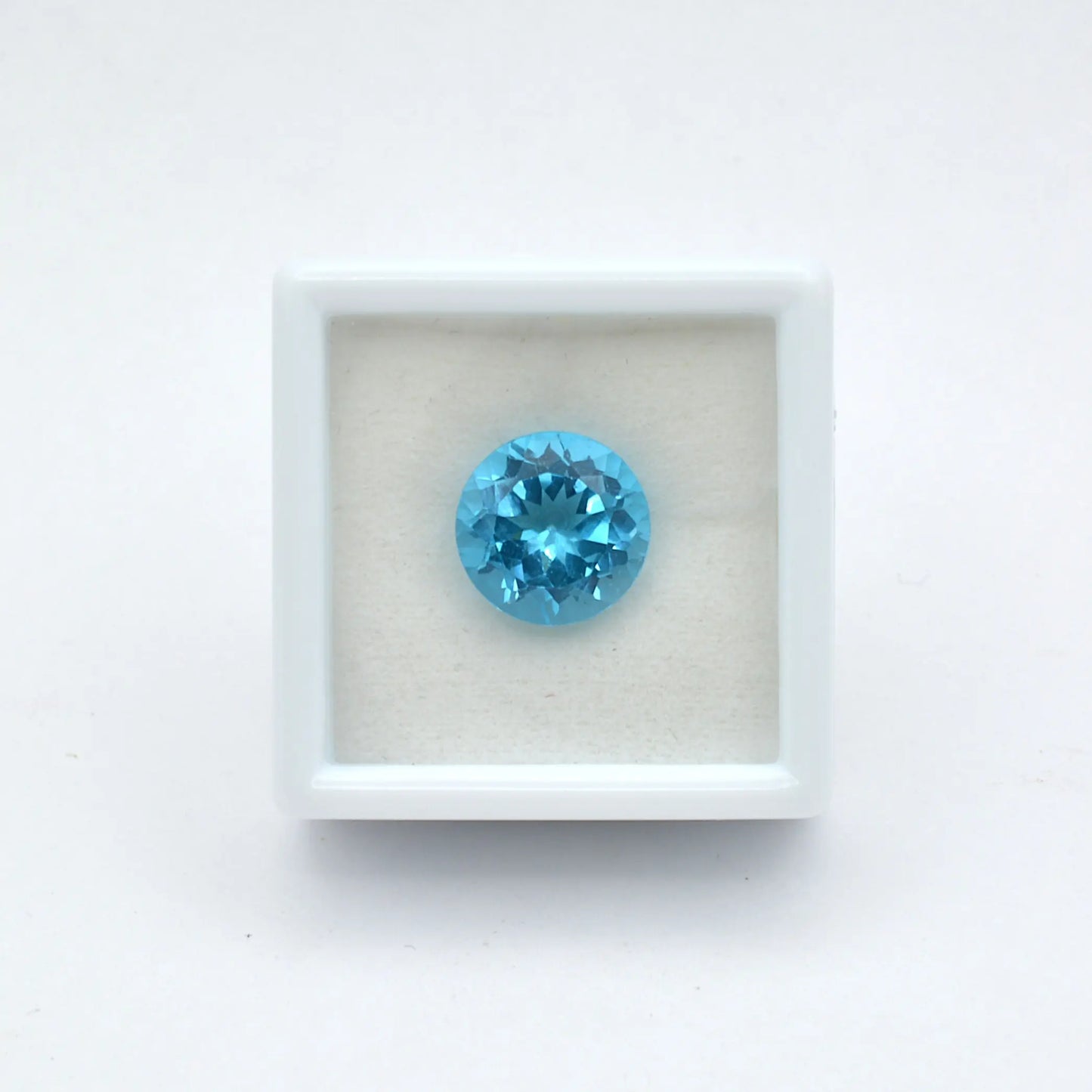 Topaze Bleue Ronde 4,70ct