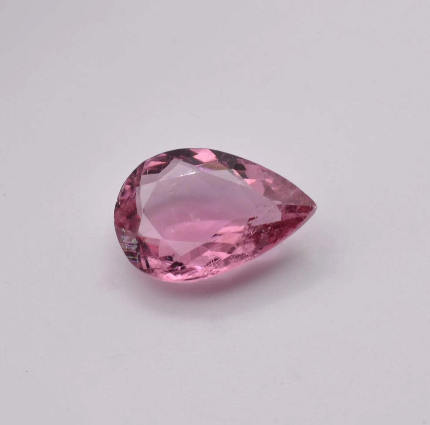 Pierre taillée Tourmaline Rose Poire 2,38ct