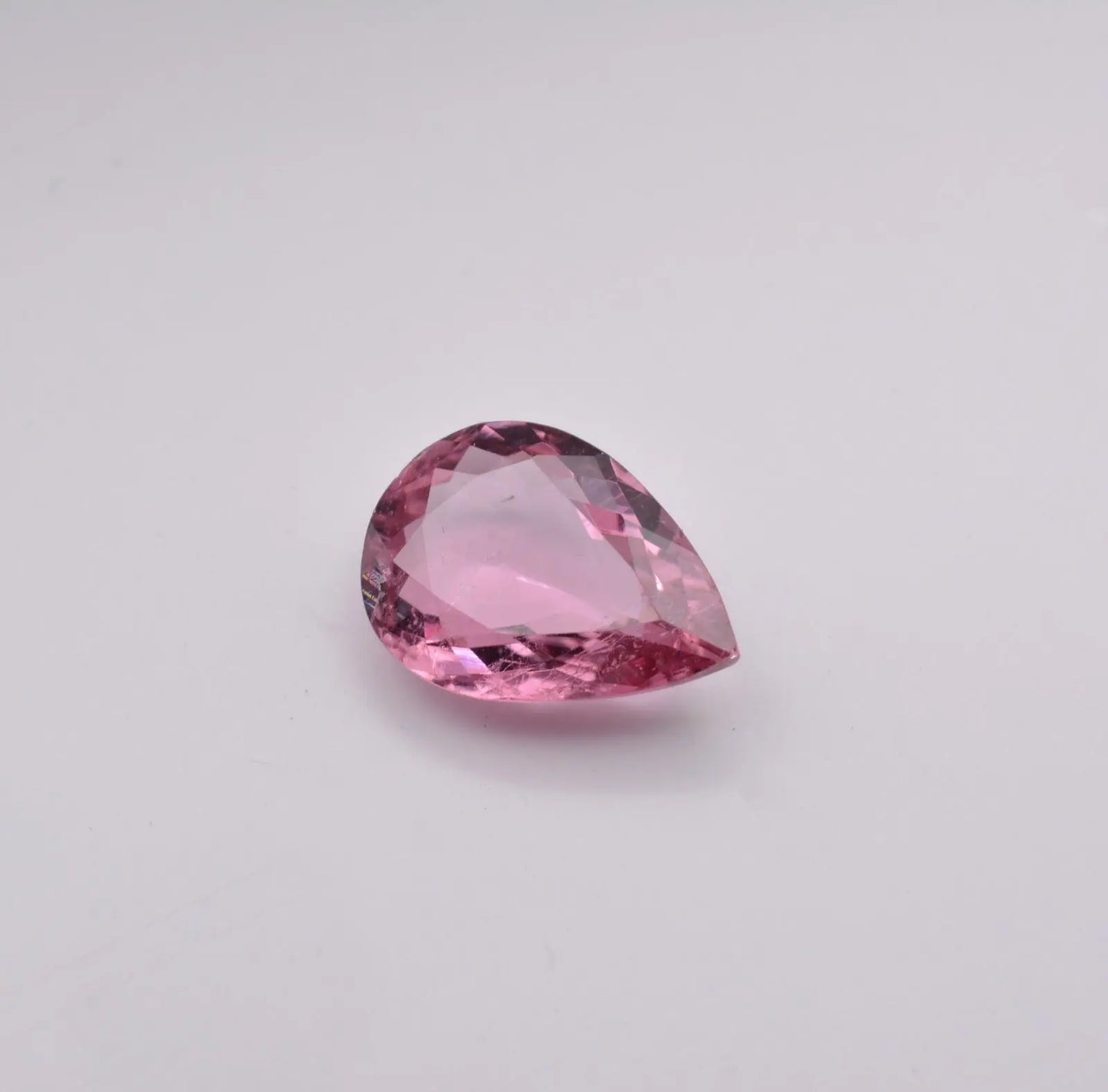 Pierre taillée Tourmaline Rose Poire 2,38ct