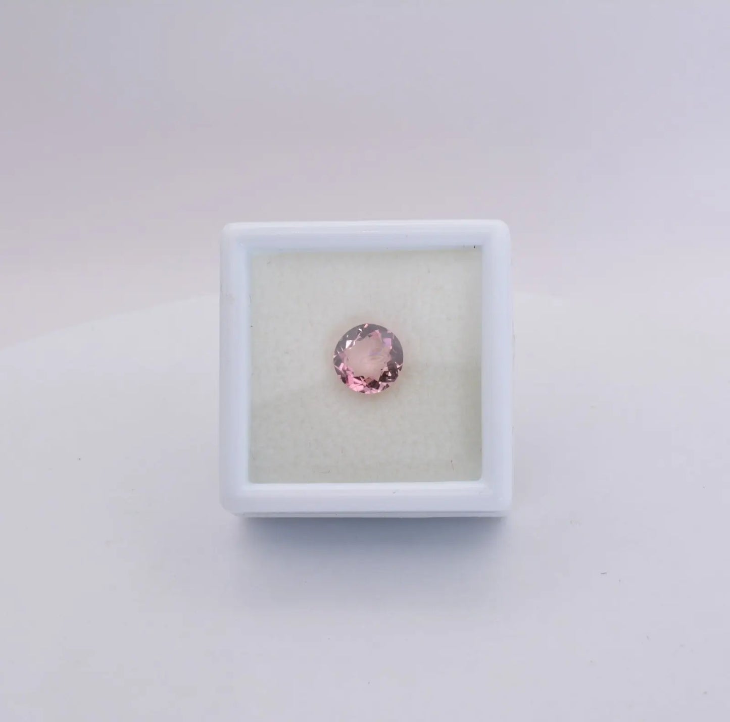 Tourmaline Rose Ronde 1,07ct - pierre précieuse - gemme