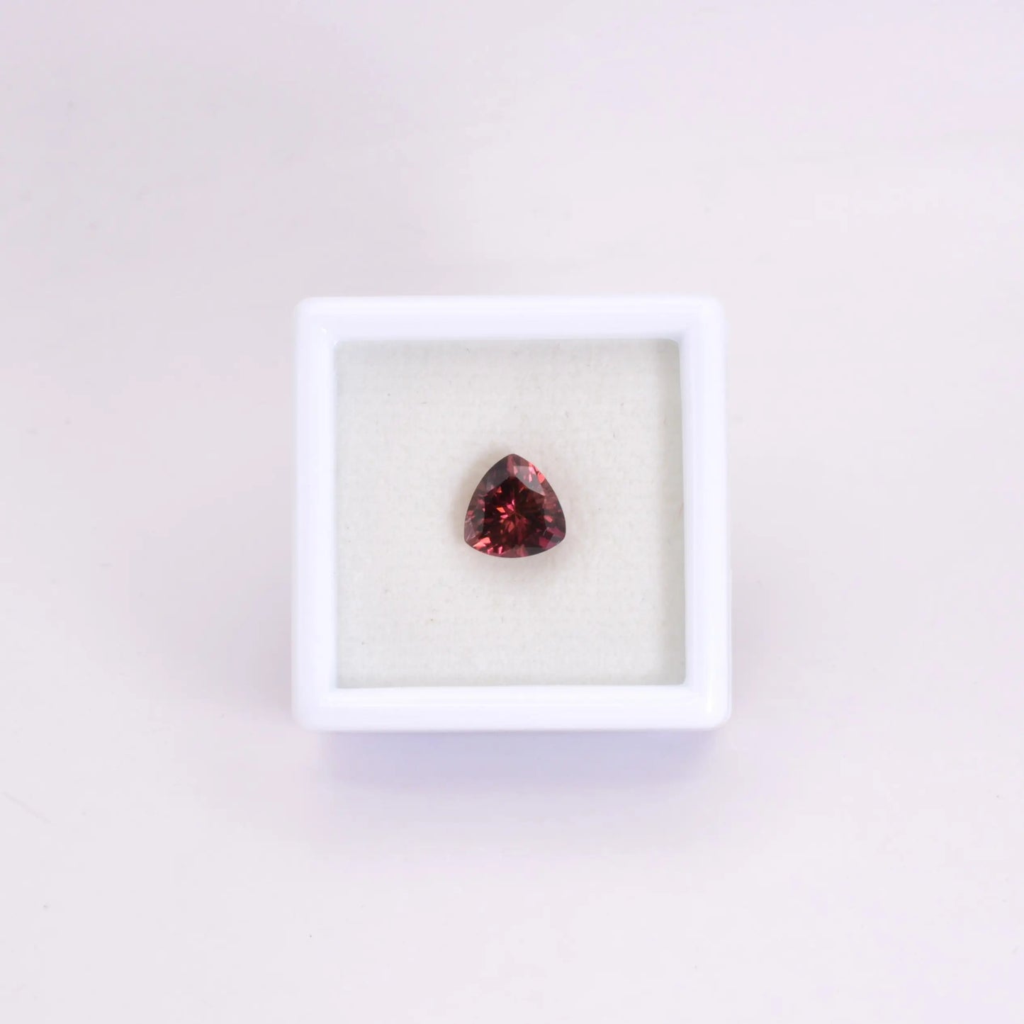 Pierre taillée Tourmaline Rose Trillion 1,20ct