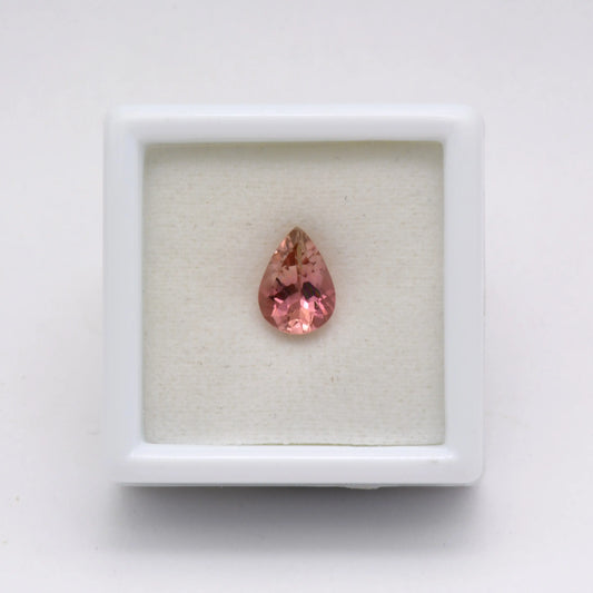 Tourmaline rose poire 1,01 ct