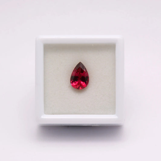 Tourmaline rose poire 1,38ct