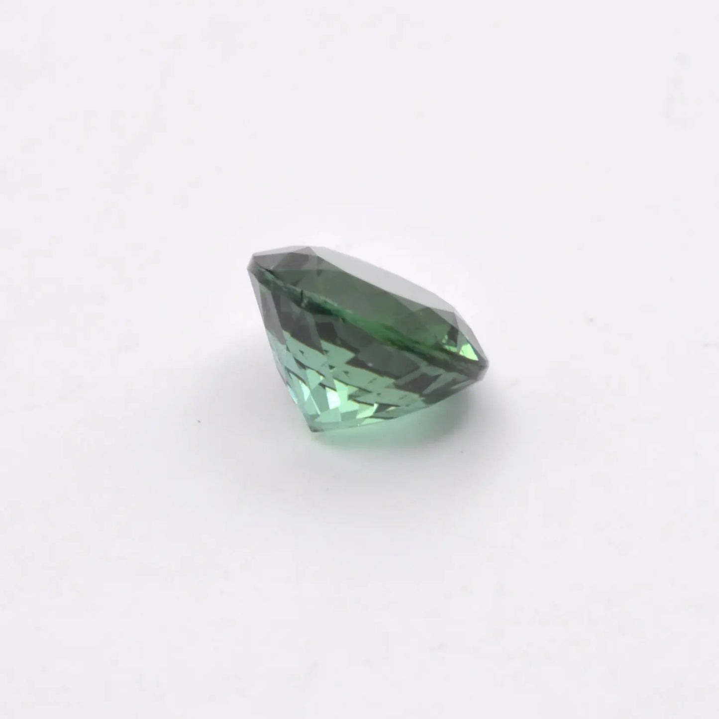 Pierre taillée Tourmaline Verte Ronde 1,30ct