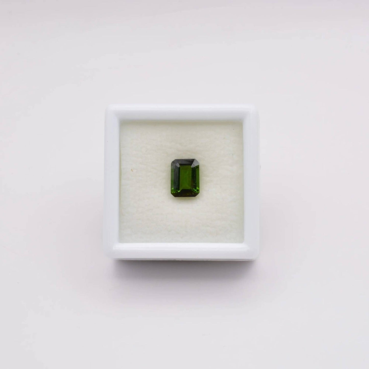 Pierre taillée Tourmaline Verte Rectangle 1,13ct