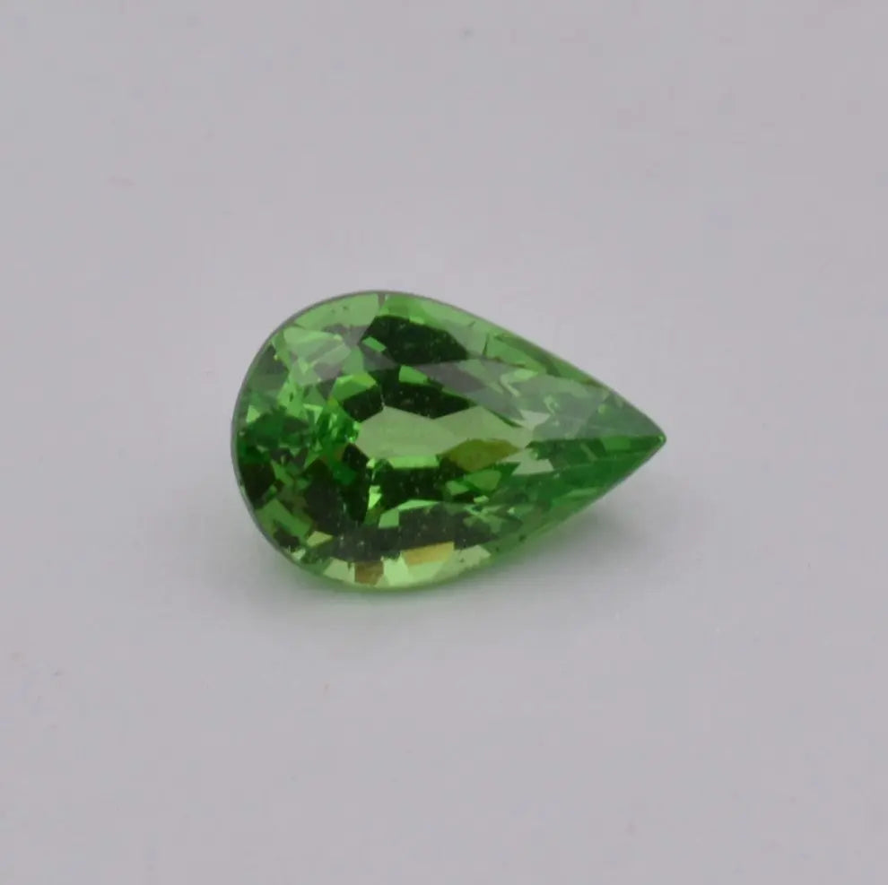 Grenat Tsavorite Poire Vert 0,77ct - pierre précieuse - gemme