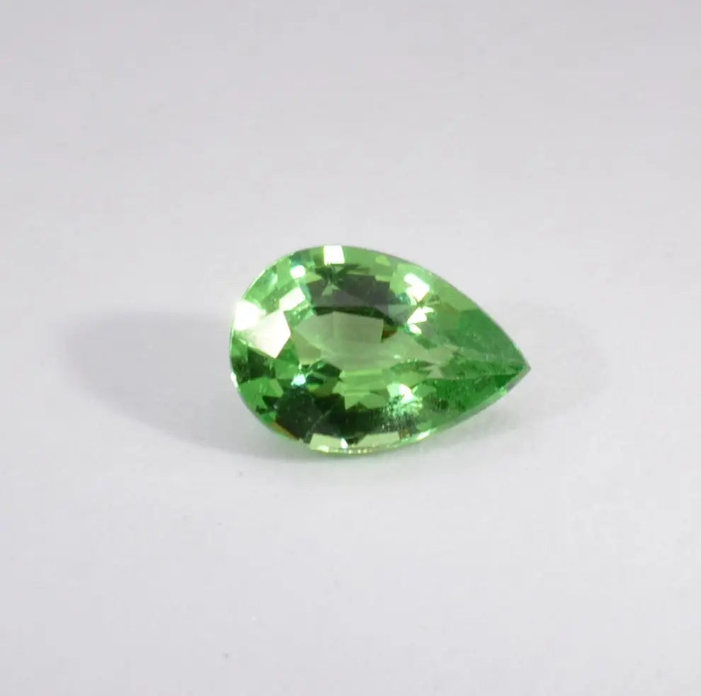 Grenat Tsavorite Poire Vert 0,60ct - pierre précieuse - gemme