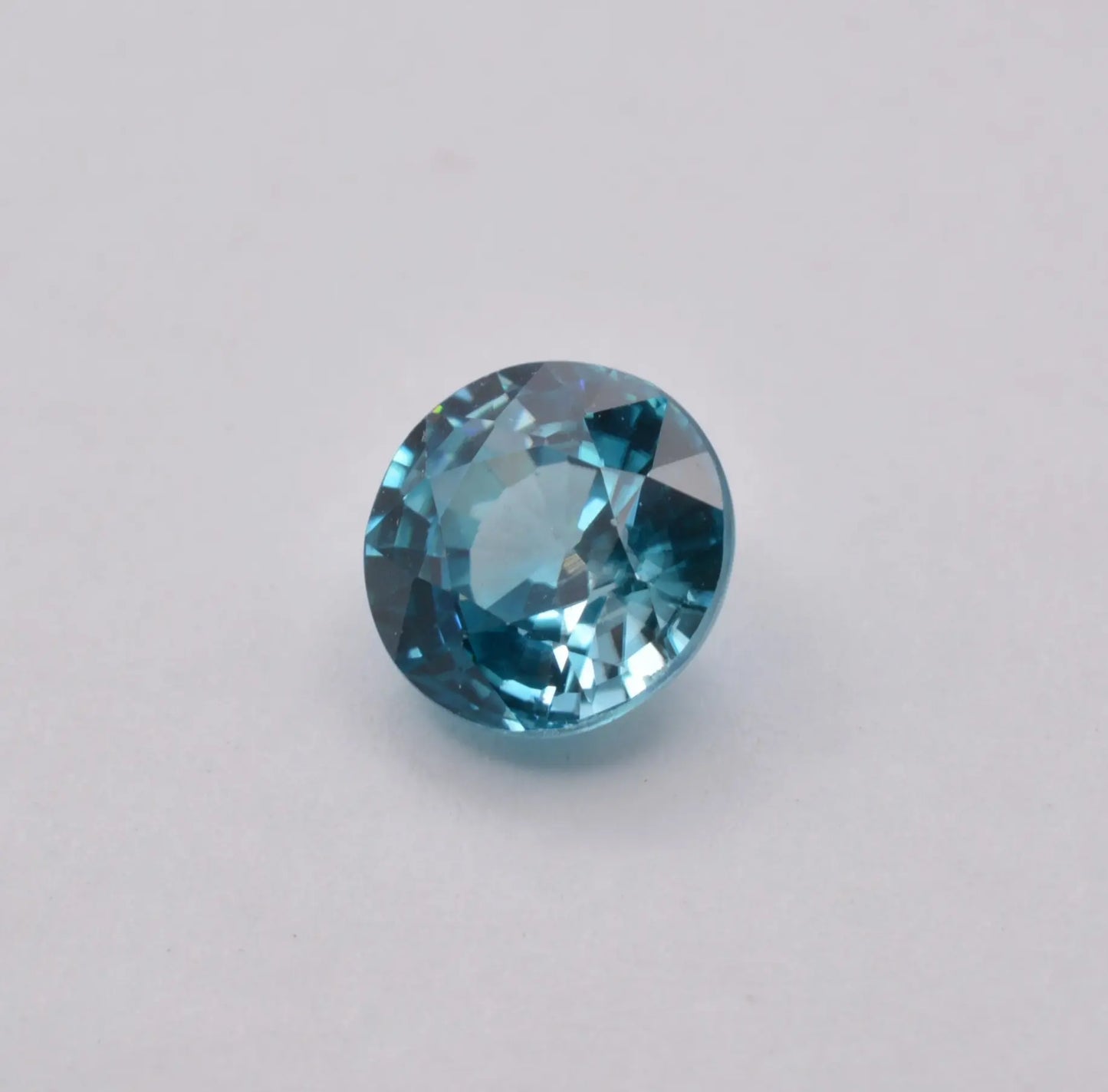Zircon Bleu Rond 1,78ct - pierre précieuse - gemme