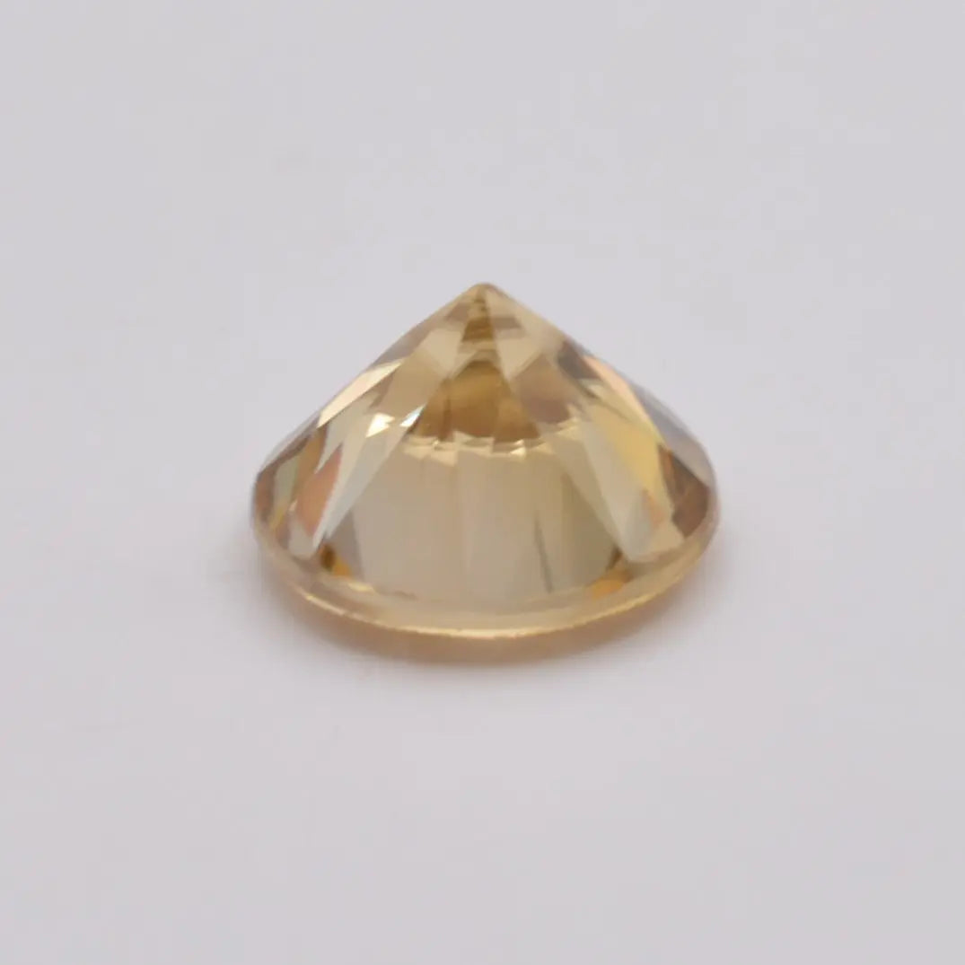 Zircon Jaune Rond 1,36ct - pierre précieuse - gemme