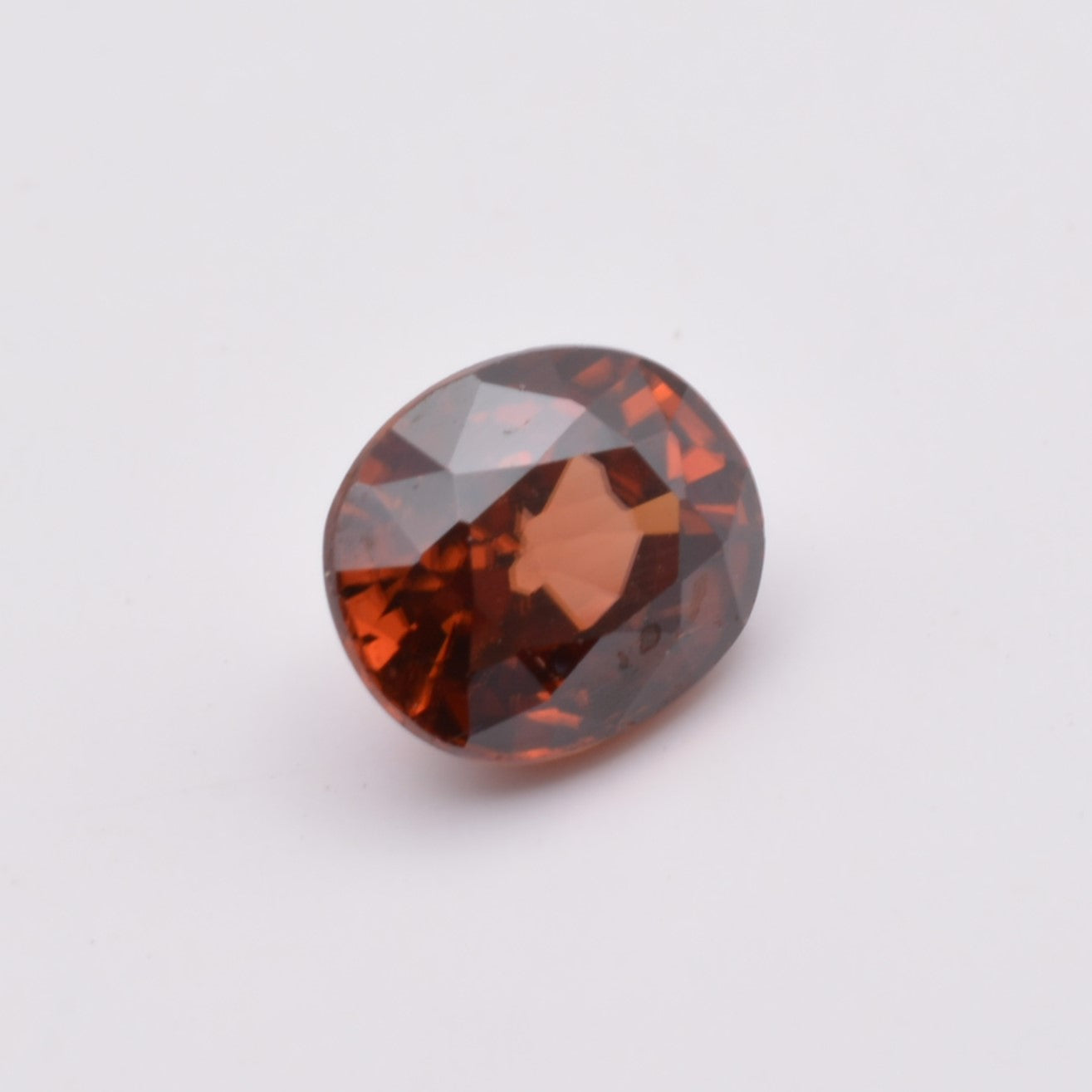 Pierre taillée Zircon Orange Ovale 1,17ct