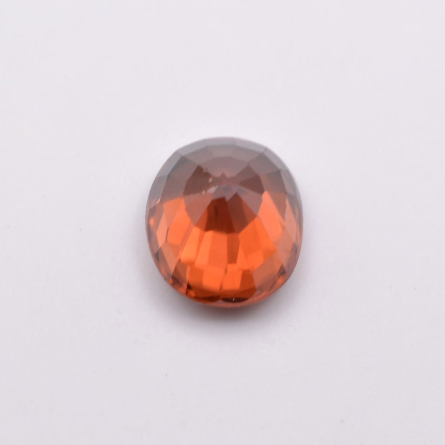 Pierre taillée Zircon Orange Ovale 1,17ct
