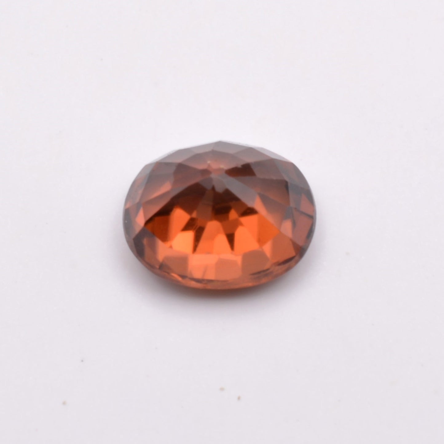 Pierre taillée Zircon Orange Ovale 1,17ct
