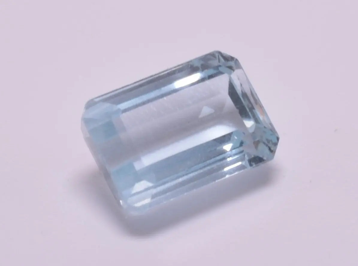 Aigue Marine Rectangle 3,28ct - pierre précieuse - gemme