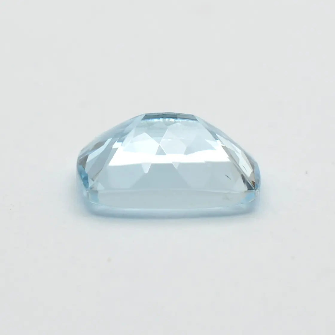 Pierre taillée Aigue-Marine Coussin Rectangle 1,11ct 