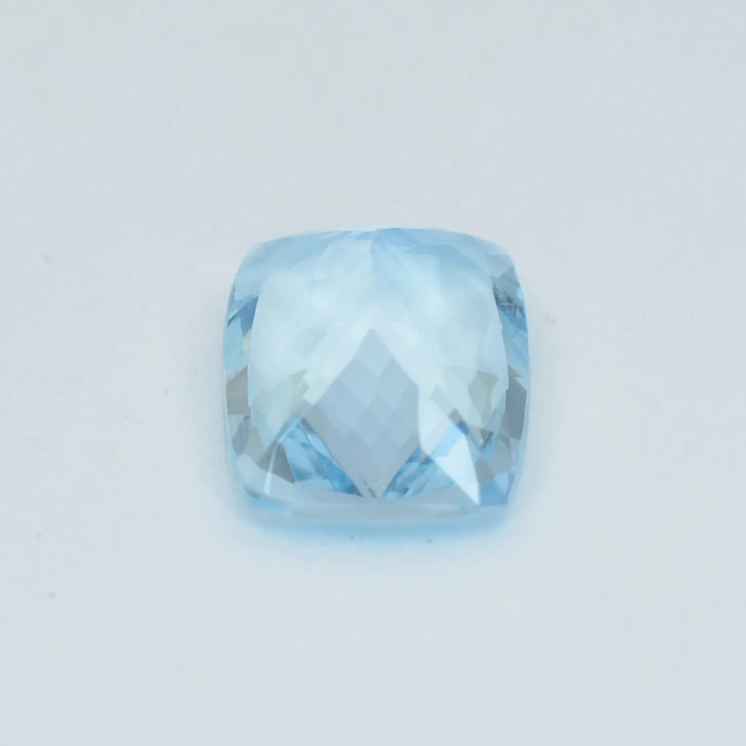 Pierre taillée Aigue-Marine Coussin Rectangle 1,11ct 