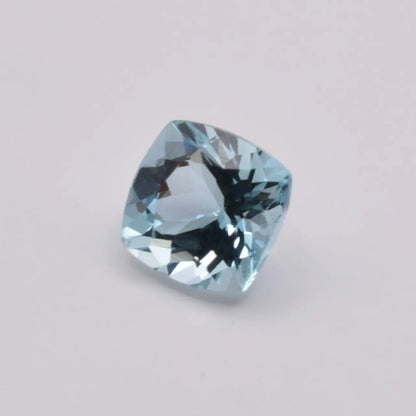 Aigue-Marine Coussin Carré 0,98ct - pierre précieuse - gemme